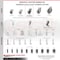 Service Caster 3 Inch Thermoplastic Wheel 1/2 Threaded Stem Caster Set with Brakes SCC, 4PK SCC-TS05S310-TPRS-SLB-121315-4 - alternate 4
